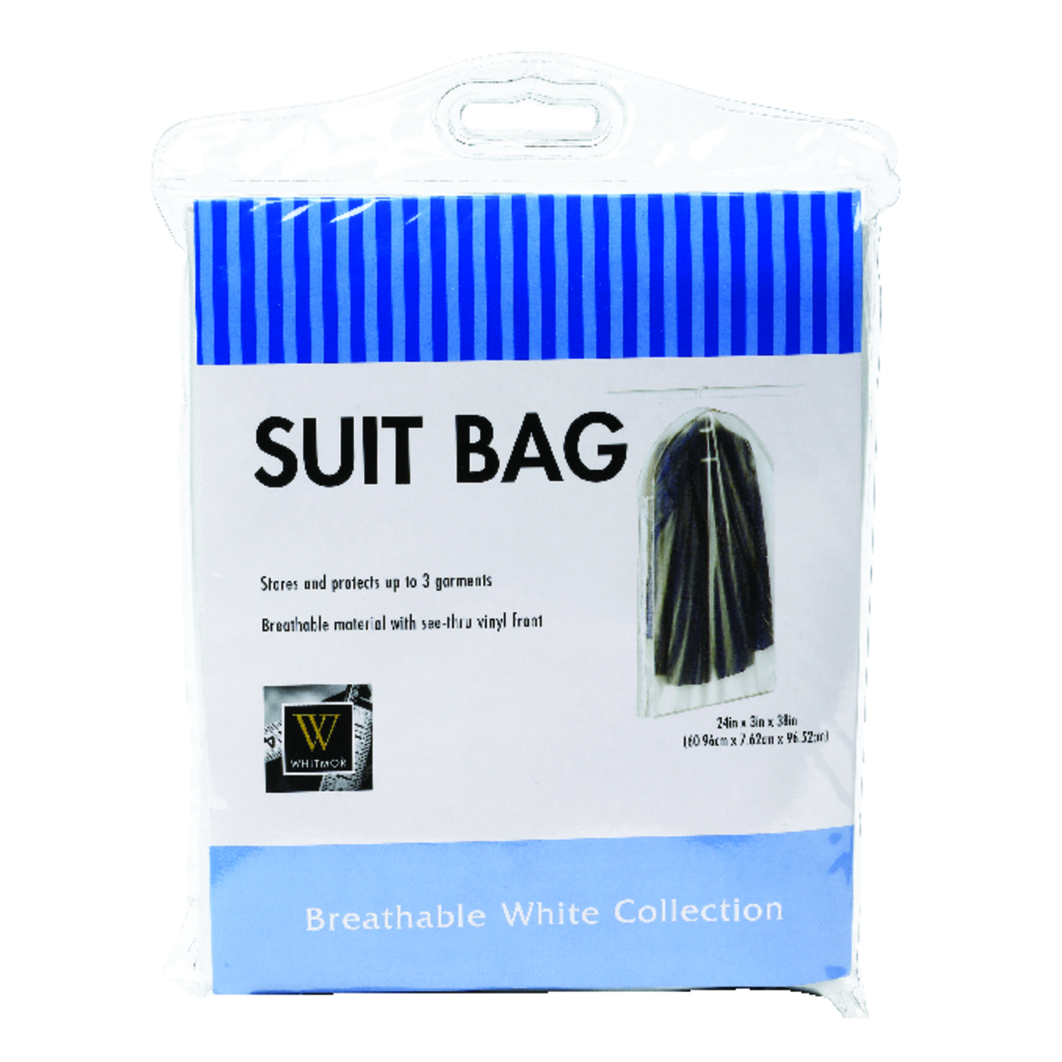Whitmor 3-Garment 24 In. x 38 In. Clothes Storage Bag