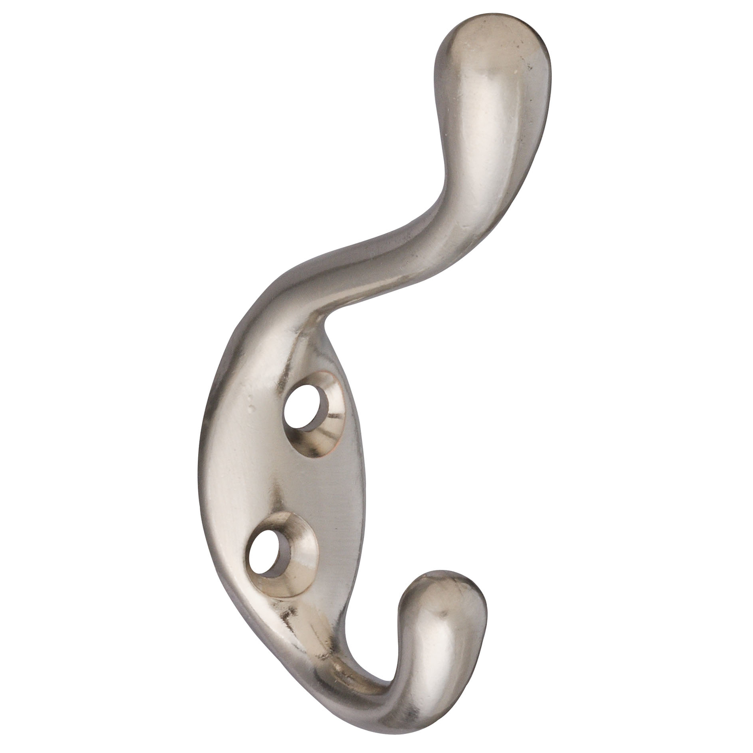 National Hardware Heavy-Duty Satin Nickel Coat & Hat Hook