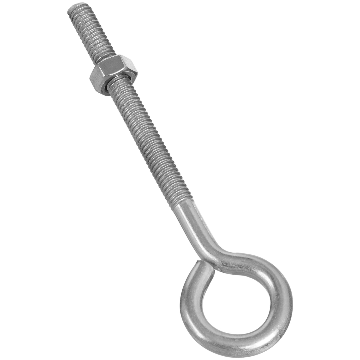 Eye Bolts, Stainless Steel, 3/8 x 6 In.