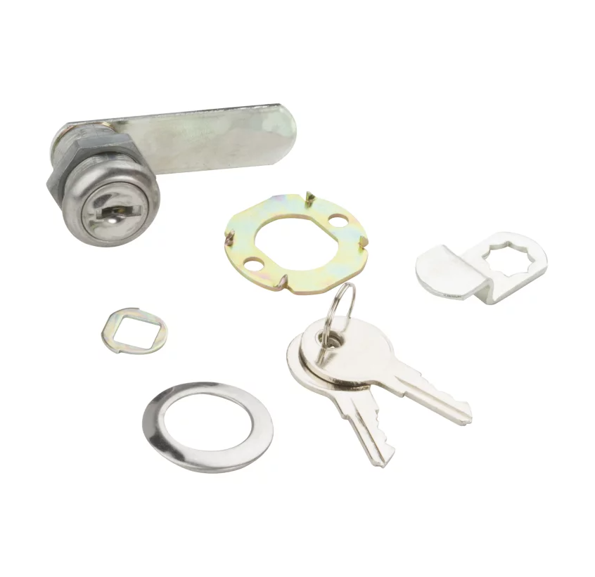 Door & Drawer Lock, Keyed Alike, Chrome, 1/2 In.