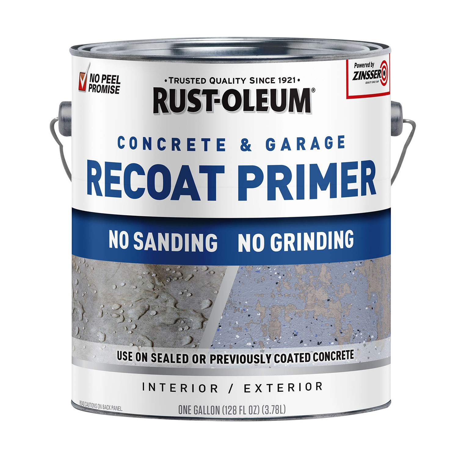 Rust-Oleum Garage & Concrete Recoat Floor Primer, Semi-Transparent Gray, Gal