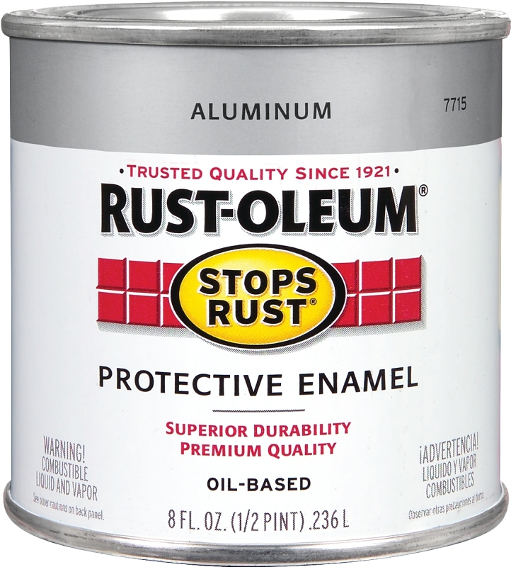 Stops Rust 1/2-Pint Aluminum Enamel