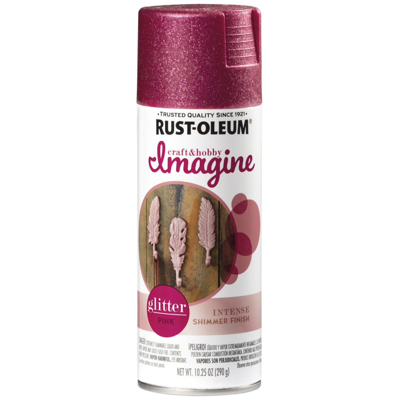 Rust-Oleum 10.25 Oz. Bright Pink Glitter Spray Paint