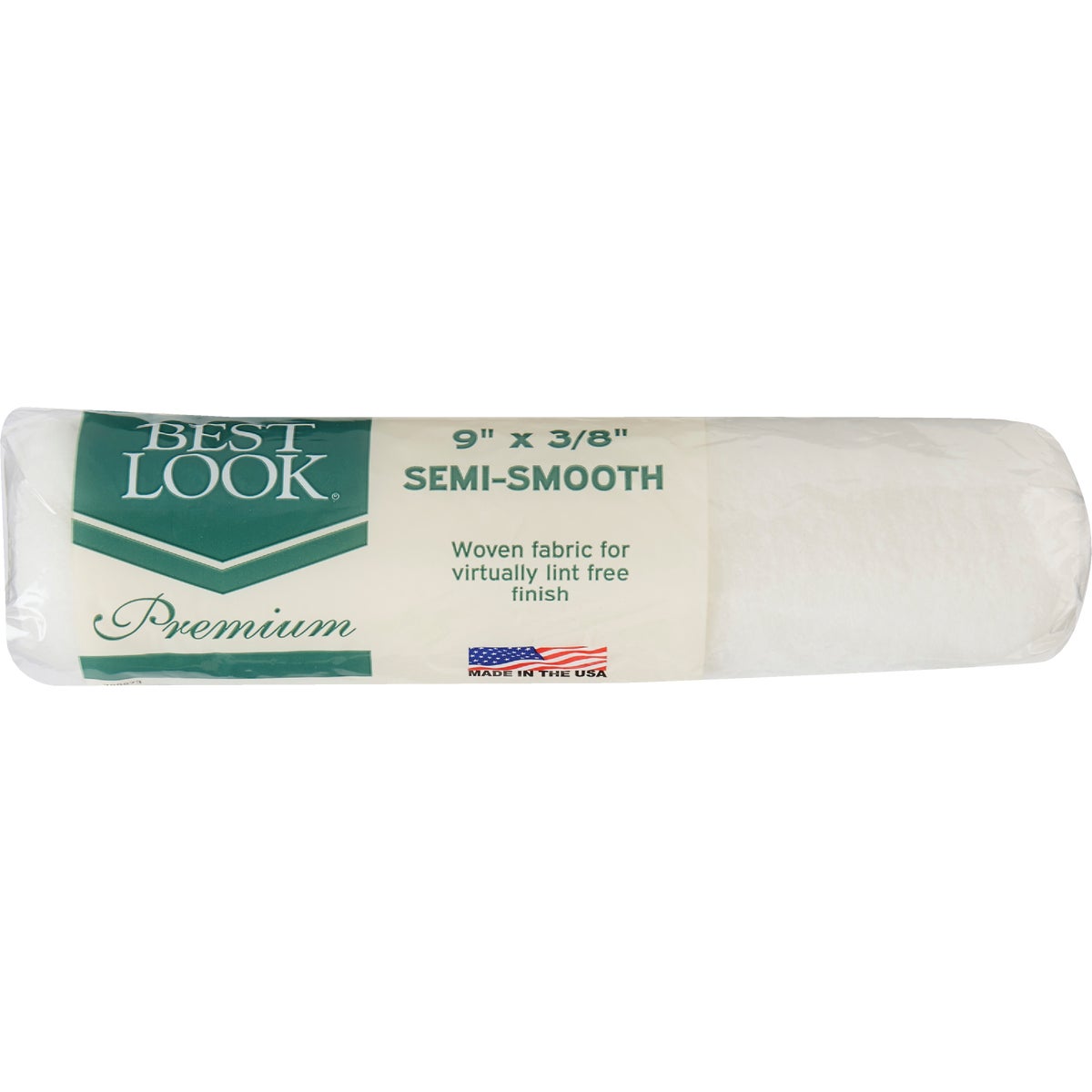 9 In. X 3/8 In. Woven Fabric Roller Cover For Smooth Finishes
