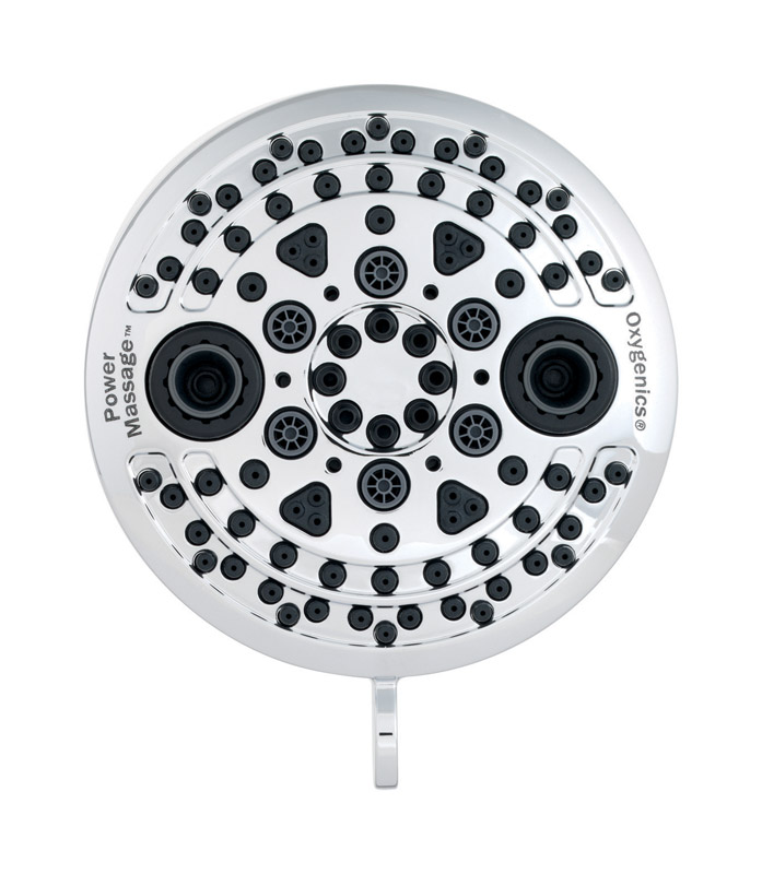 Powermassage 5-spray 1.75 Gpm Fixed Shower Head, Chrome Finish
