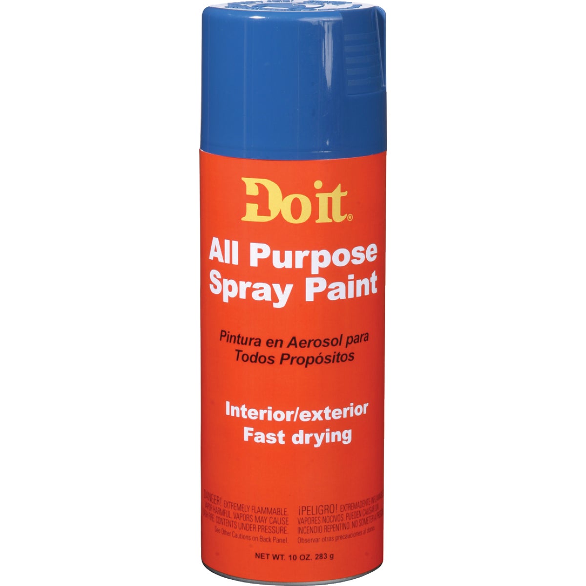 10 Oz. Gloss Blue All Purpose Spray Paint - Fast Drying, Multipurpose