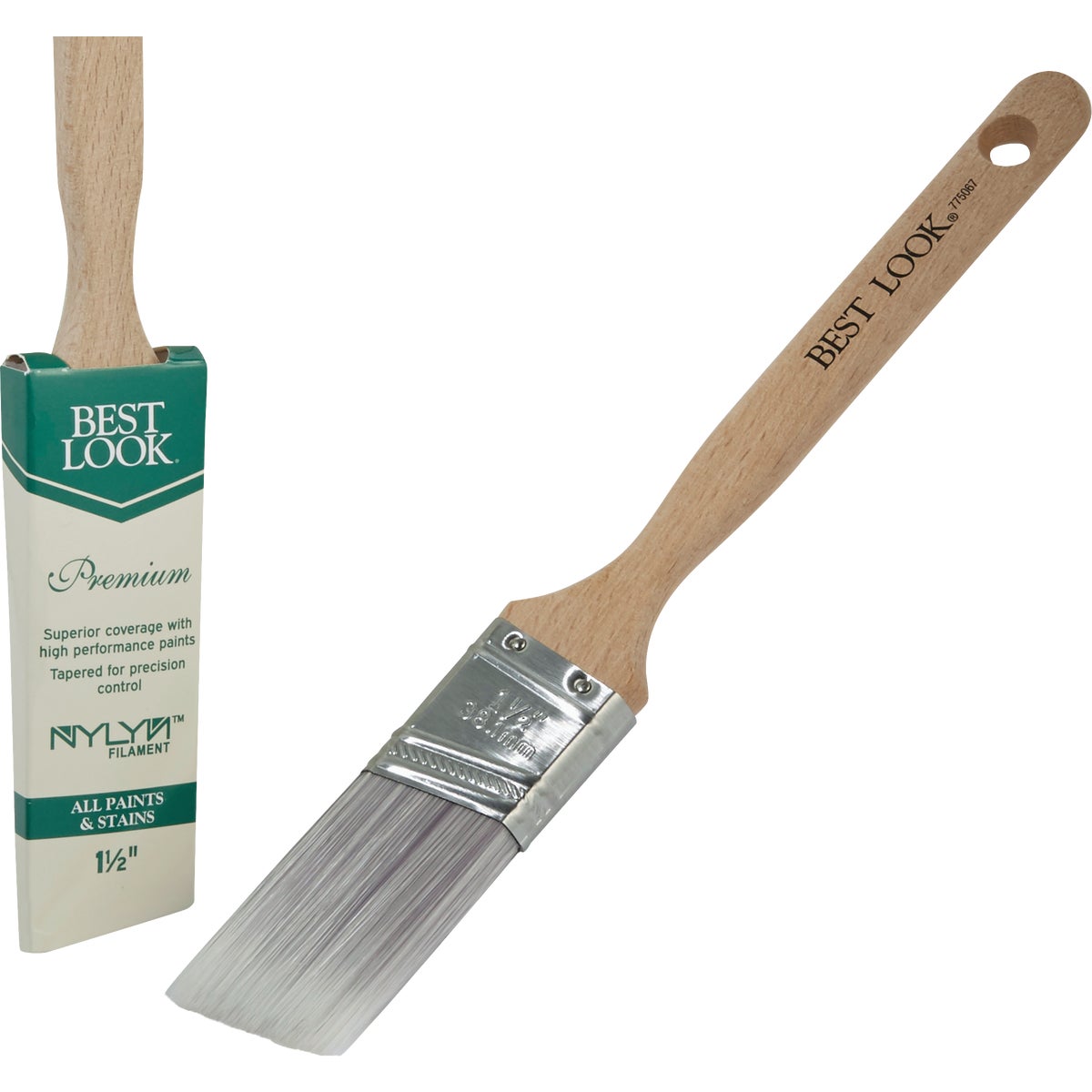 1.5 In. Angle Nylyn Paint Brush - Professional Quality