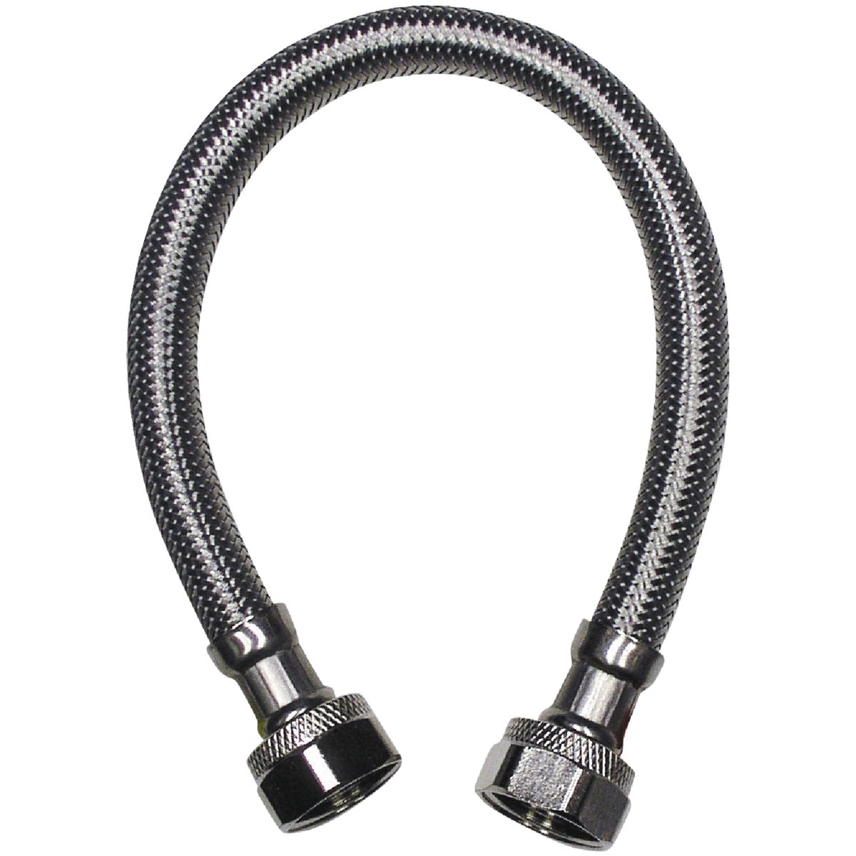 1/2 In. F X 1/2 In. F X 24 In. L Stainless Steel Faucet Connector