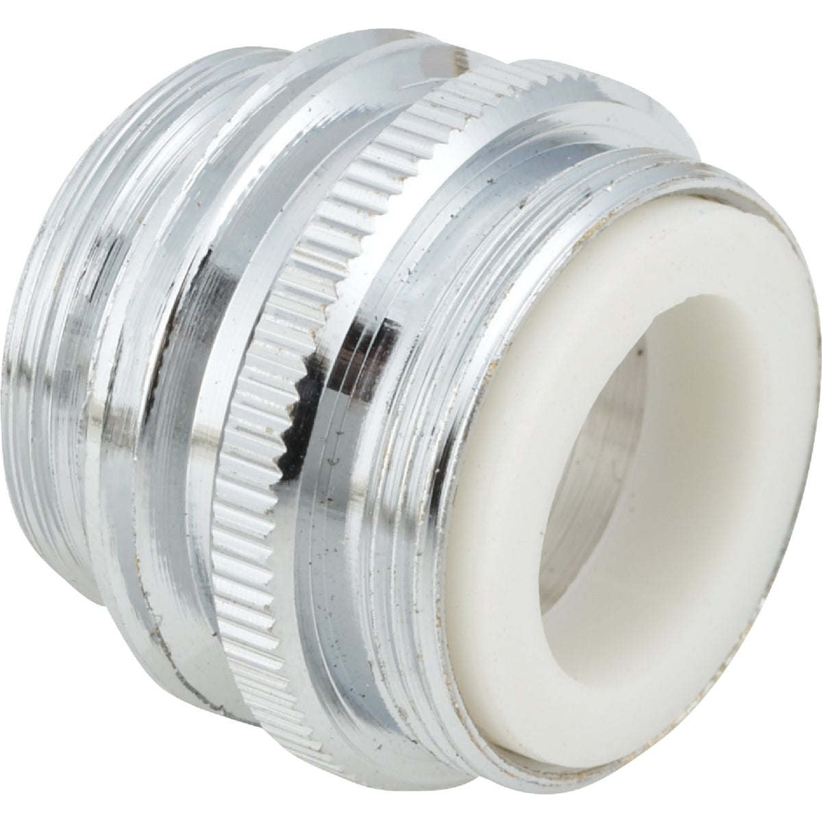15/16" Outside Or 55/64" Inside To 3/4" Dual Thread Faucet Adapter, Low Lead