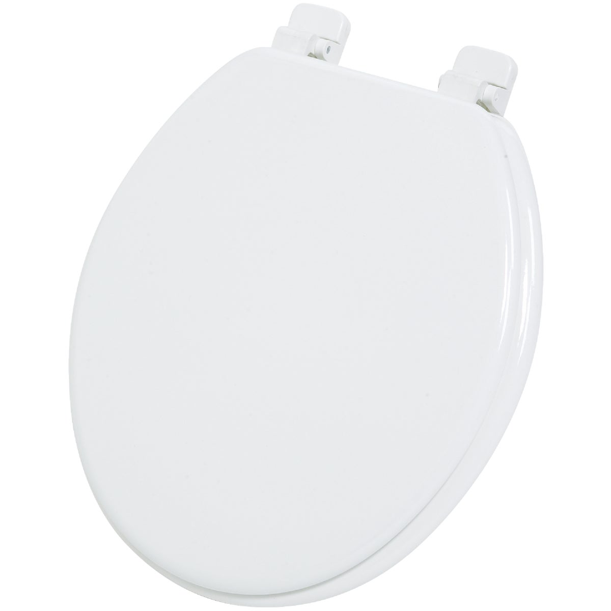 Round Closed Front White Molded Wood Toilet Seat Wms-17-b-w