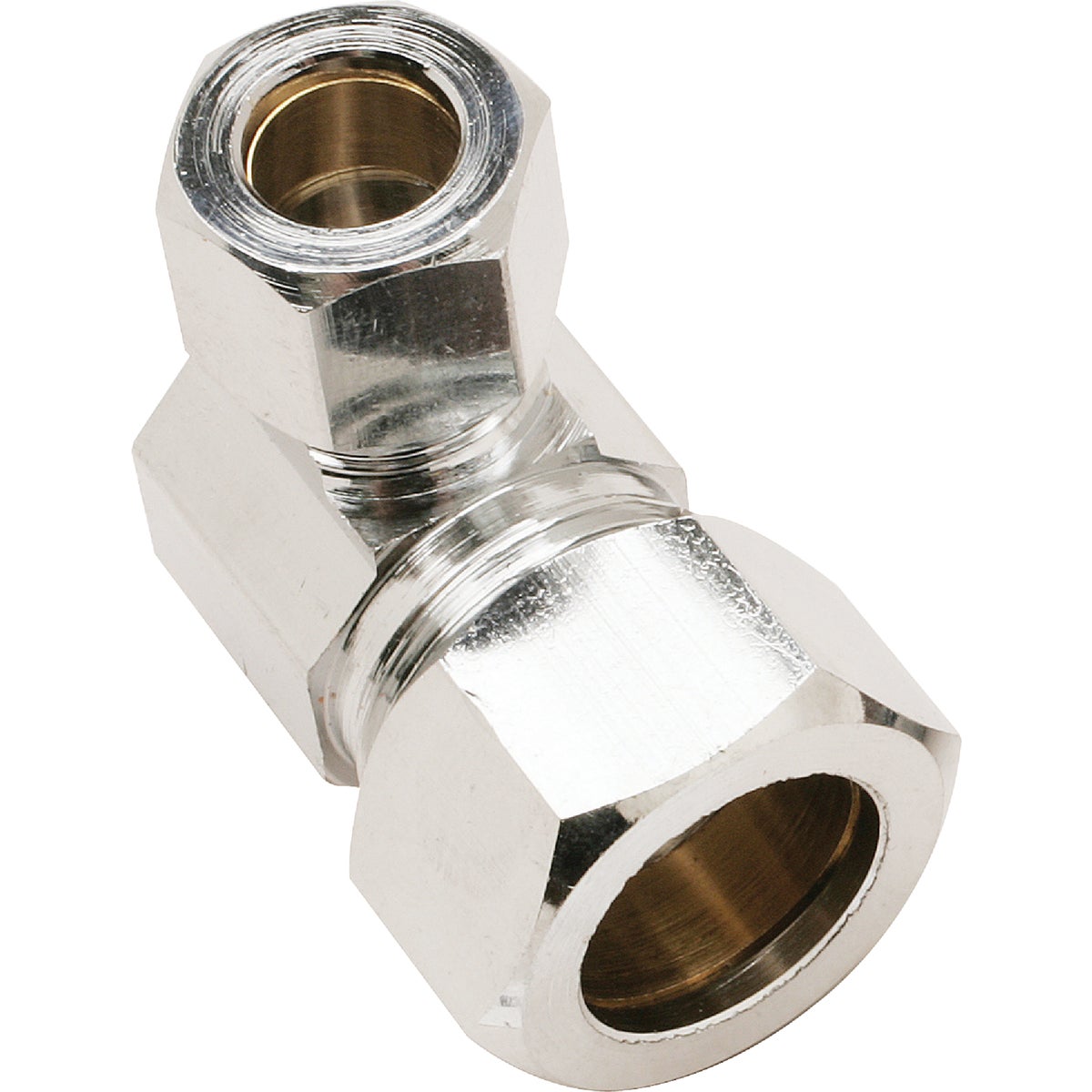 5/8 In. Od X 3/8 In. Od Chrome-plated Angle Connector
