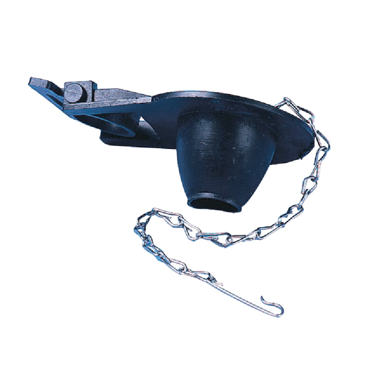 Black Rubber Top Seal Tank Ball With Stainless Steel Chain - Model 413797