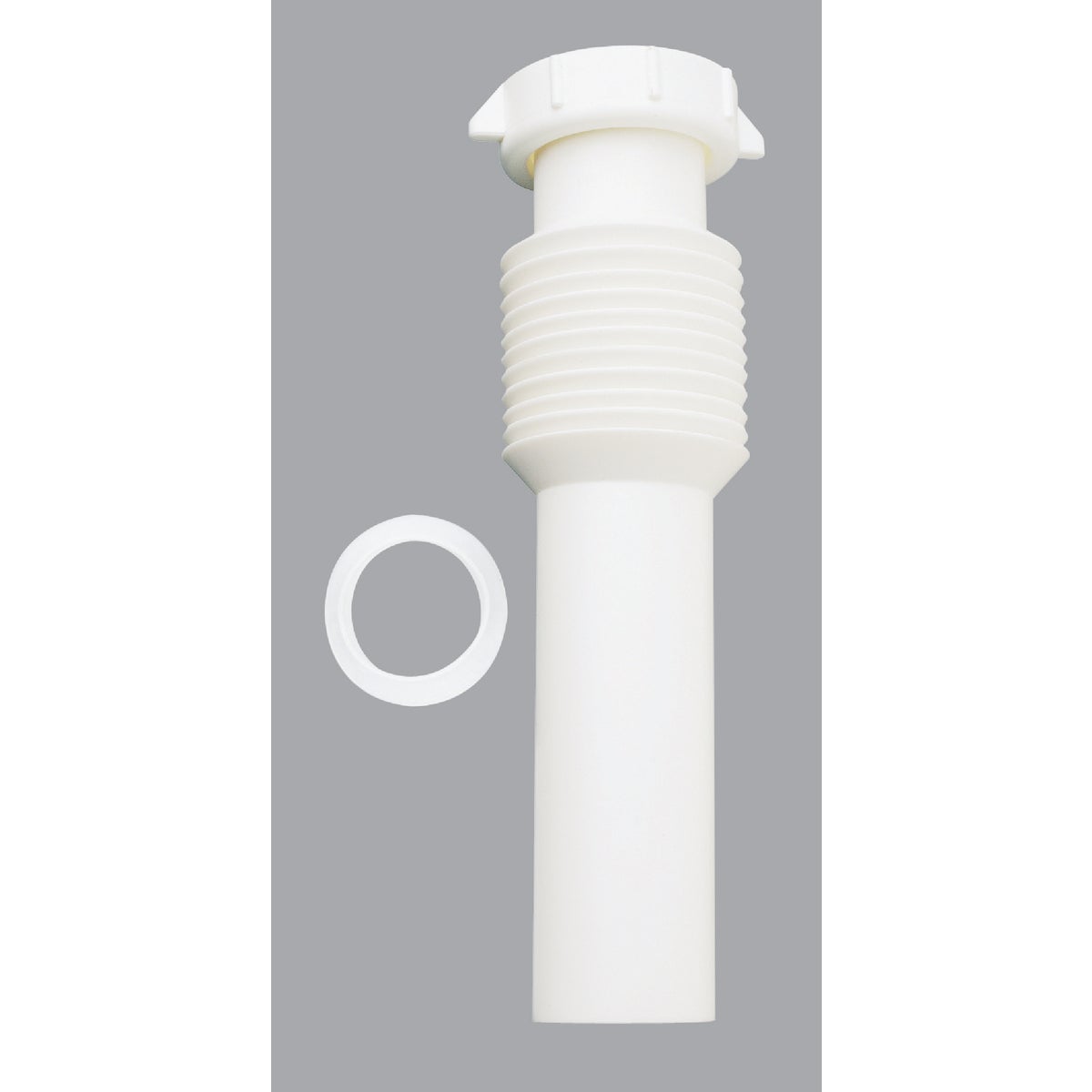 1-1/2 In. X 12 In. White Flexible Plastic Tailpiece Model 400649