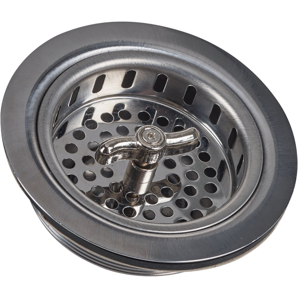 3-1/2 In. Chrome Turn 'n Seal Basket Strainer Assembly - Model 403458
