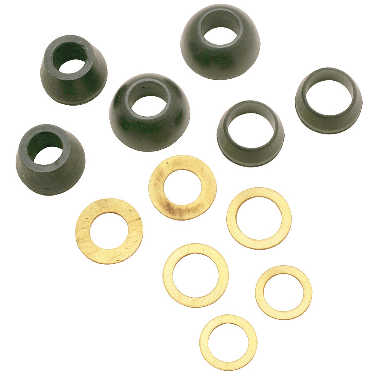 Cone Washer And Friction Ring Assortment - 12 Pieces For Basin Supply Tubes