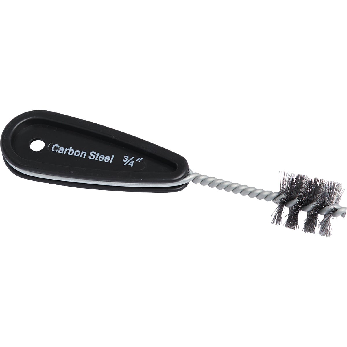 3/4 Inch Wire Fitting Brush With Contoured Handle And Steel Bristles