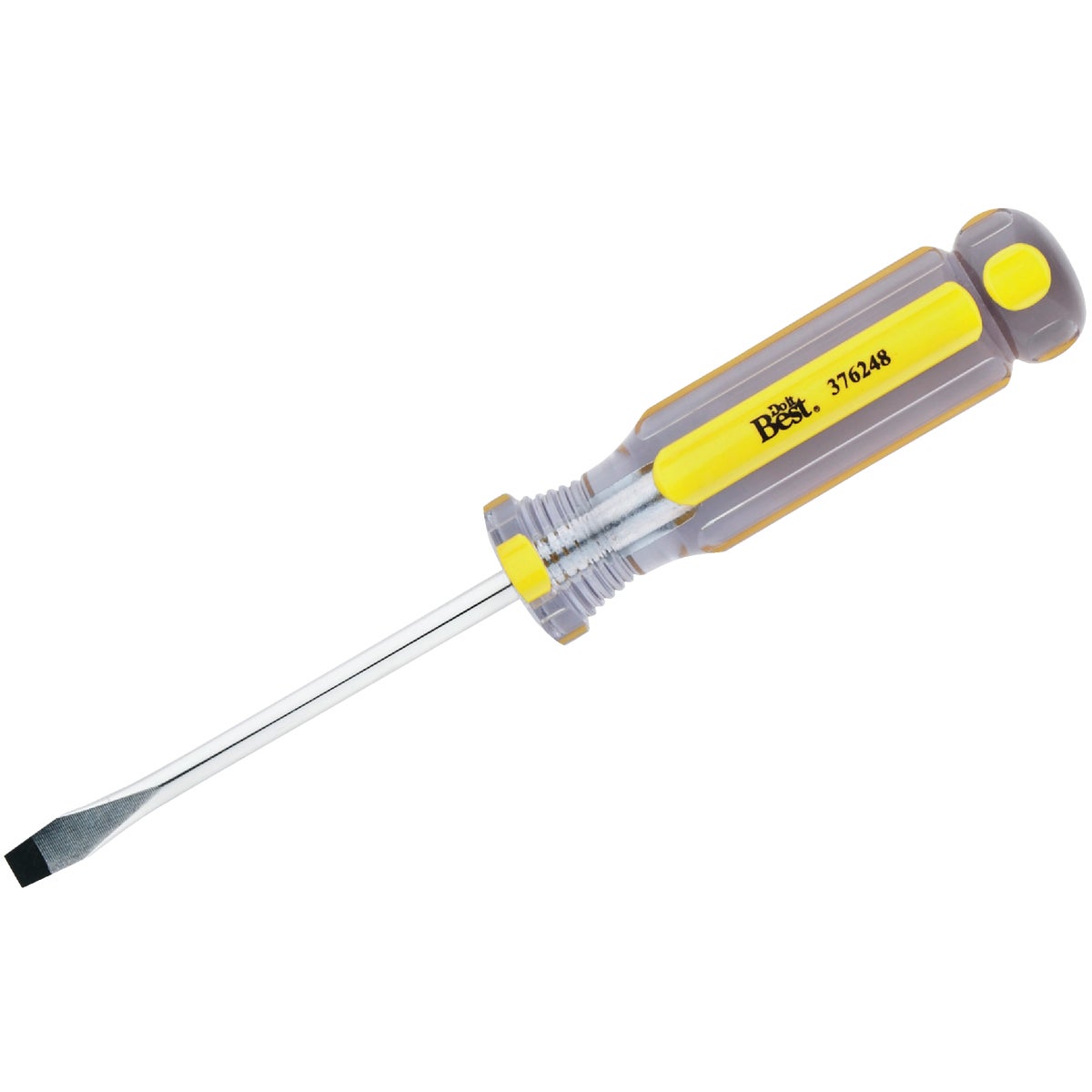 1/4 In. X 4 In. Slotted Screwdriver With Chrome Vanadium Blade