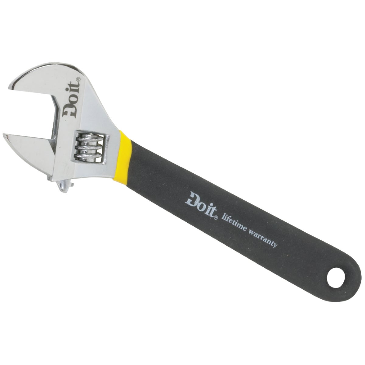 8 Inch Adjustable Wrench - Drop-forged Steel With Chrome Finish