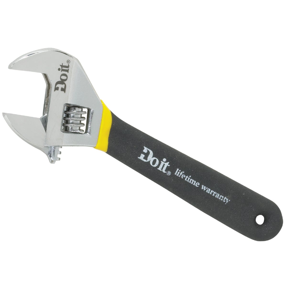 6 Inch Adjustable Wrench - Drop-forged Steel With Textured Handle