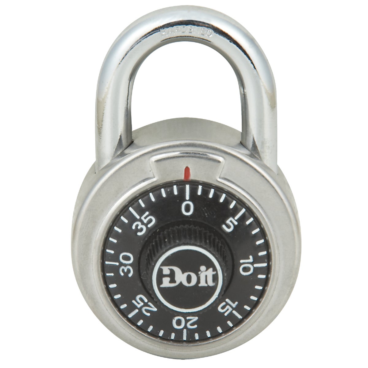 2 Inch Stainless Steel Black Combination Lock Padlock With 3 Dials