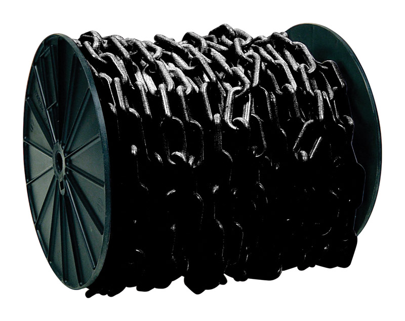 125 Ft. L X 2 In. Dia. Black Decorative Plastic Chain Model 983