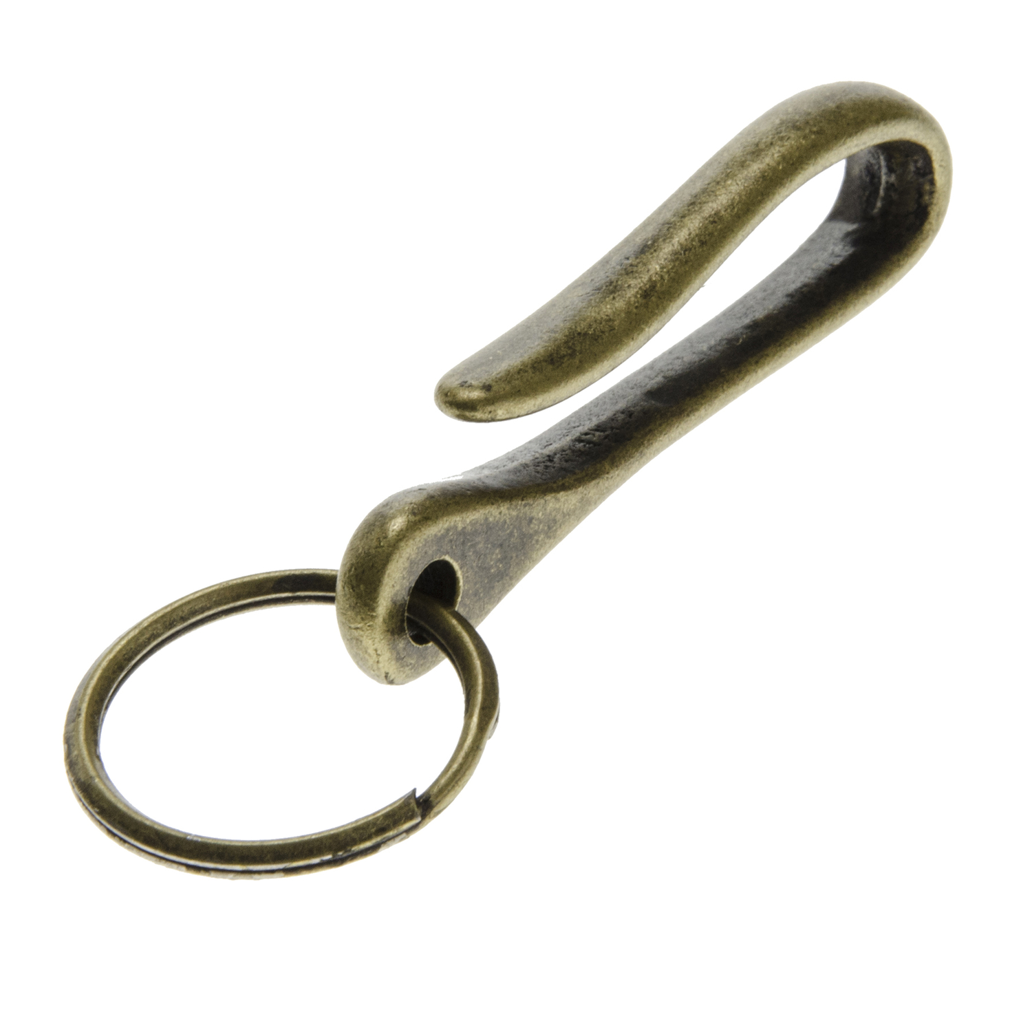 5019055 Brass Brown Fish Hook Key Carrier