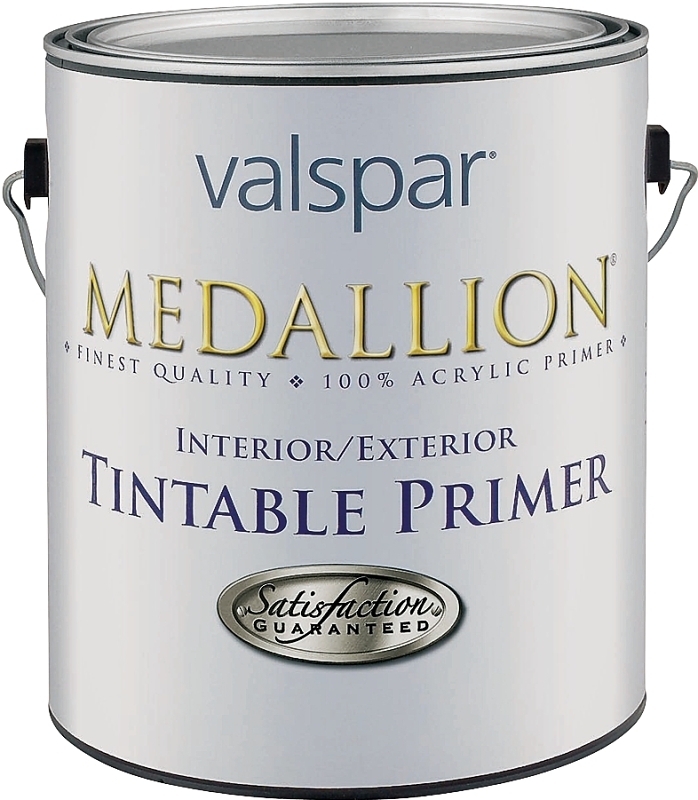 Medallion White Flat Latex Primer 1 Gallon Tintable For Interior/exterior Use