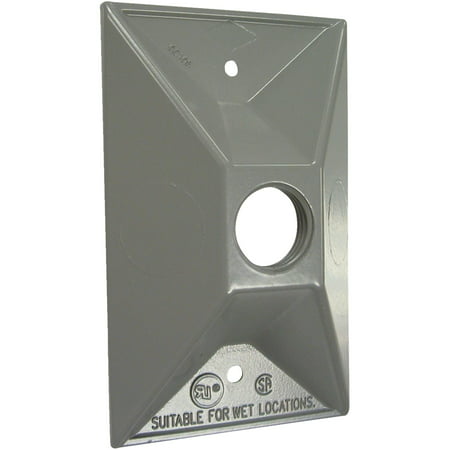 Weatherproof Electrical Cover, Gray Outdoor Cover 5945-1