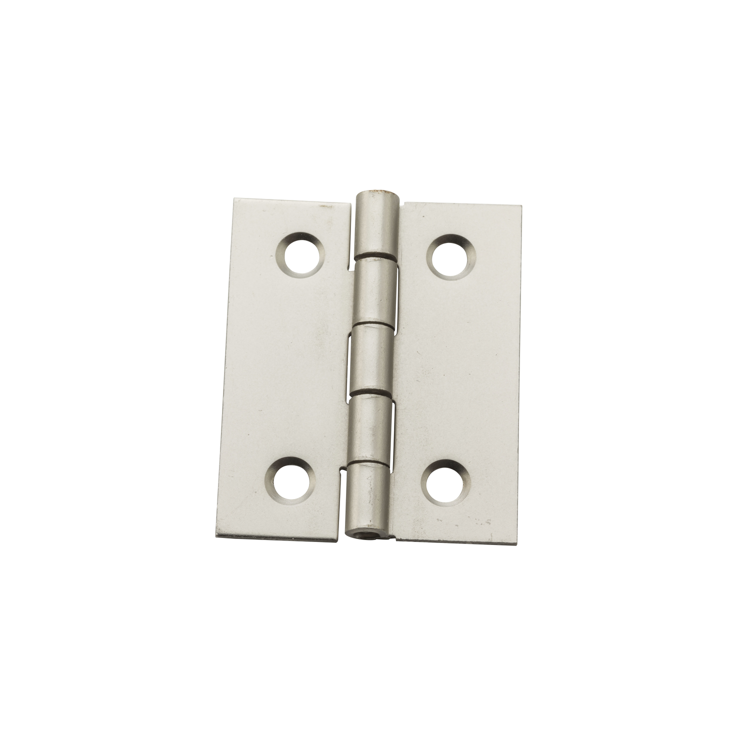 National Hardware 1-1/2 In. x 1-1/4 In. Satin Nickel Broad Hinge (2-Pack)