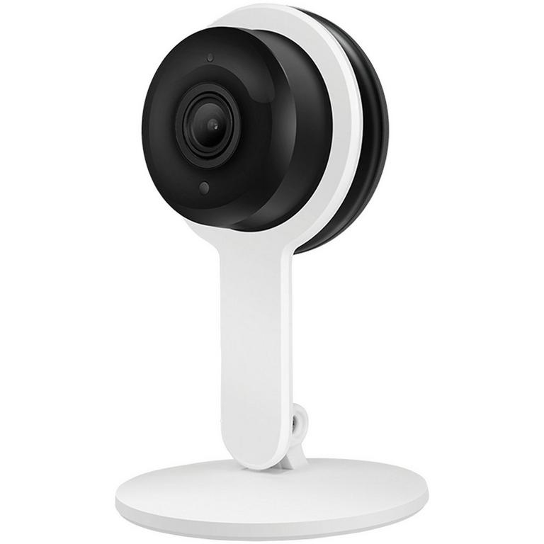 Brookstone Plug-In Indoor White WiFi Security Camera