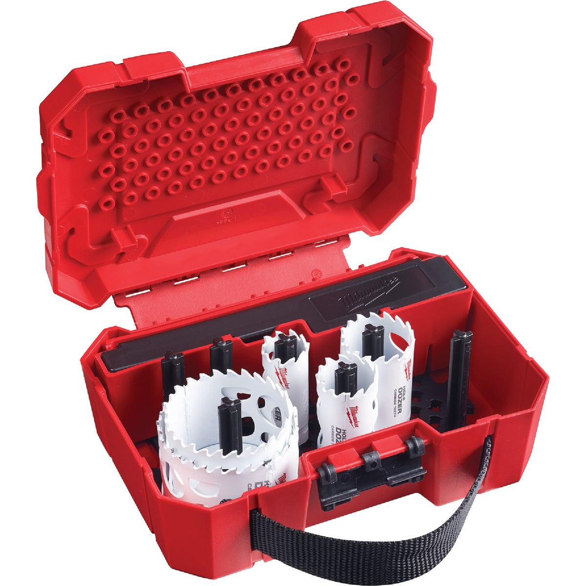 Hole Dozer Carbide Teeth Hole Saw Set (9-piece) With Arbors And Pilot Bits