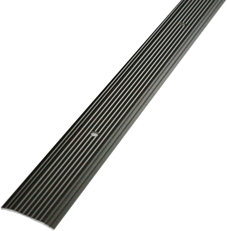 Pewter 1-1/4 In. X 72 In. Aluminum Seam Binder With Screw Nails