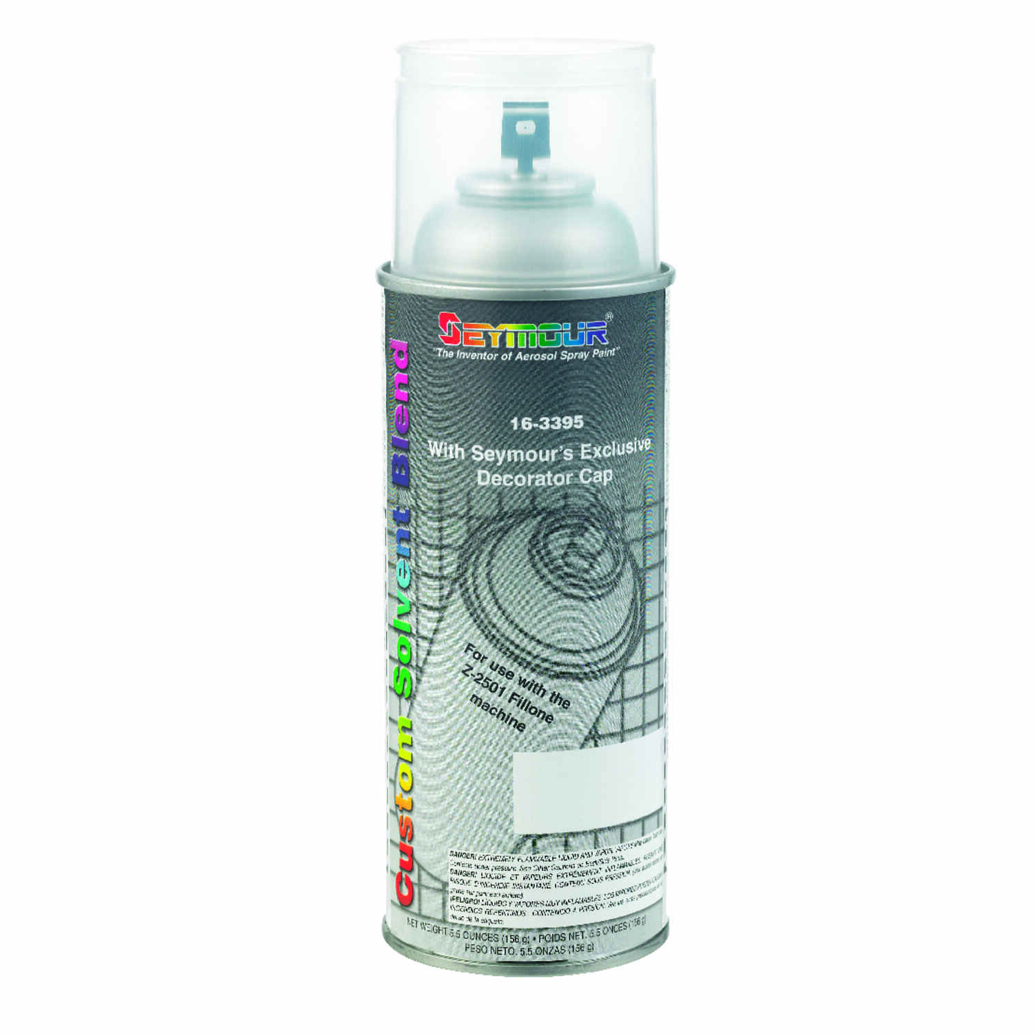 Solvent Blend Spray Can for No Clean Fill Machine, 12 Ounce