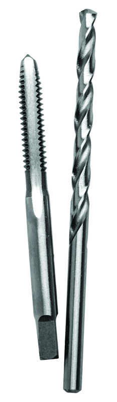 Tap & Drill Bit Set, 7/16-20 National Fine Thread, 25/64-In., 2-Pc.