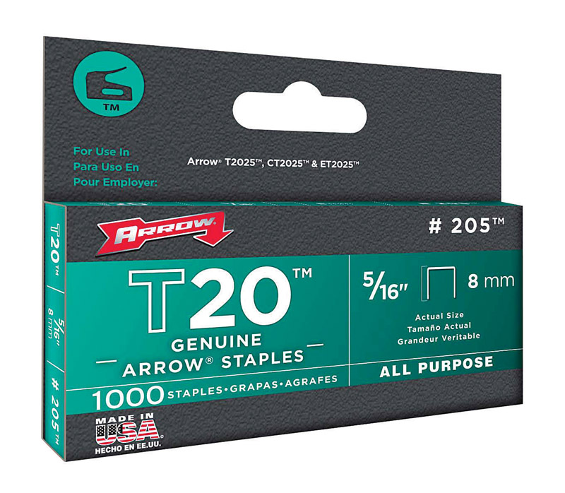 Arrow T20 Staple, 5/16 In. (1000-Pack)