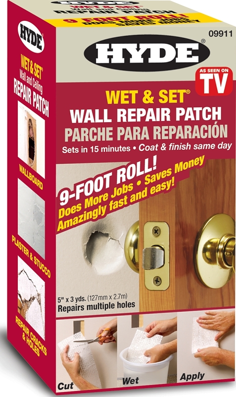 Wet & Set 5 In. X 9 Ft. Wall & Ceiling Drywall Repair Patch