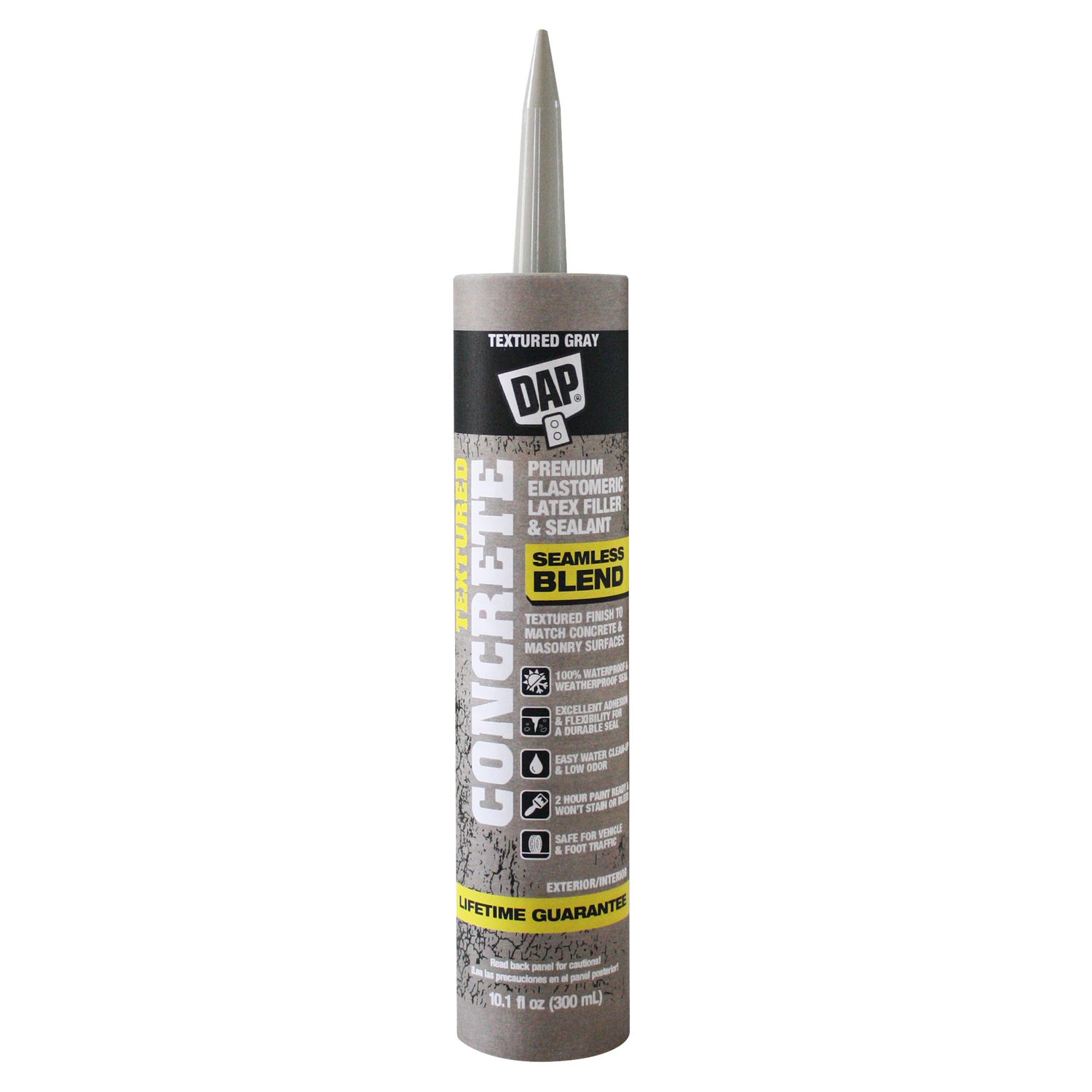 Premium Textured Concrete Elastomeric Filler and Sealant, 10-oz.