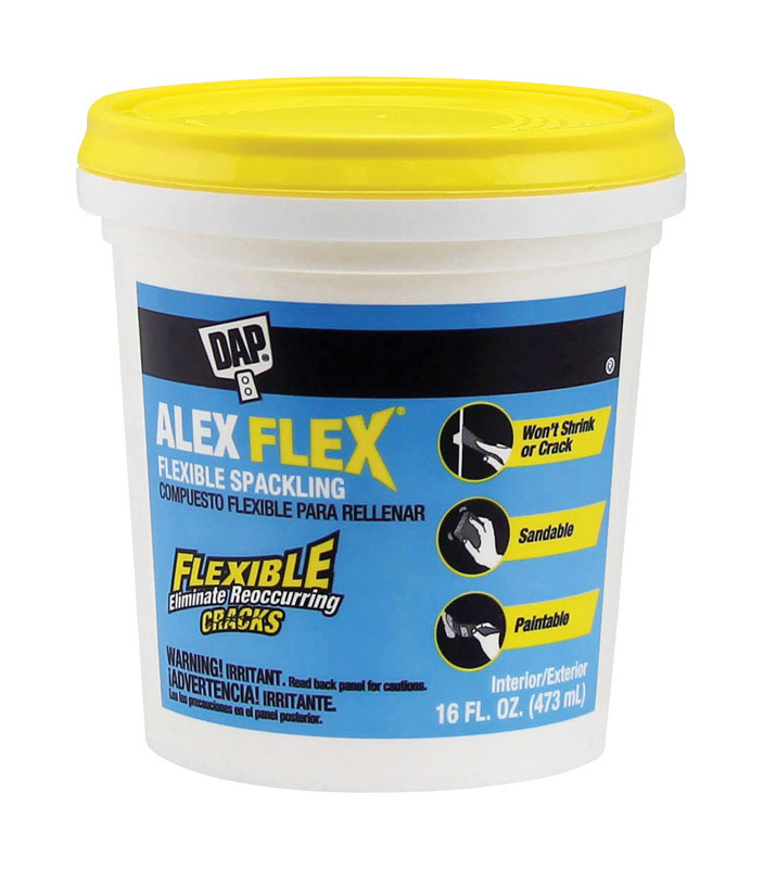 Alex Flex 16 Oz. Heavy-duty Acrylic Spackling Compound For Interior/exterior Use