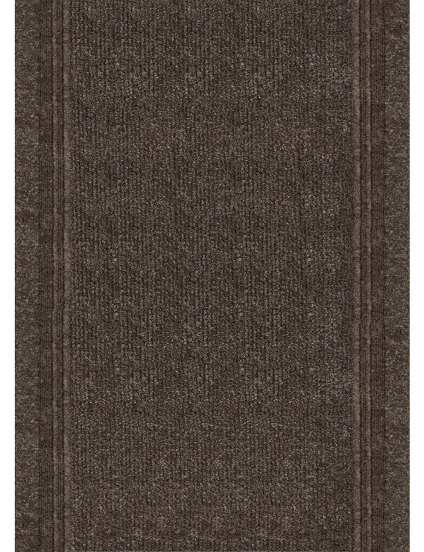 Tracker 26 In. X 60 Ft. Brown Carpet Runner, Indoor/outdoor