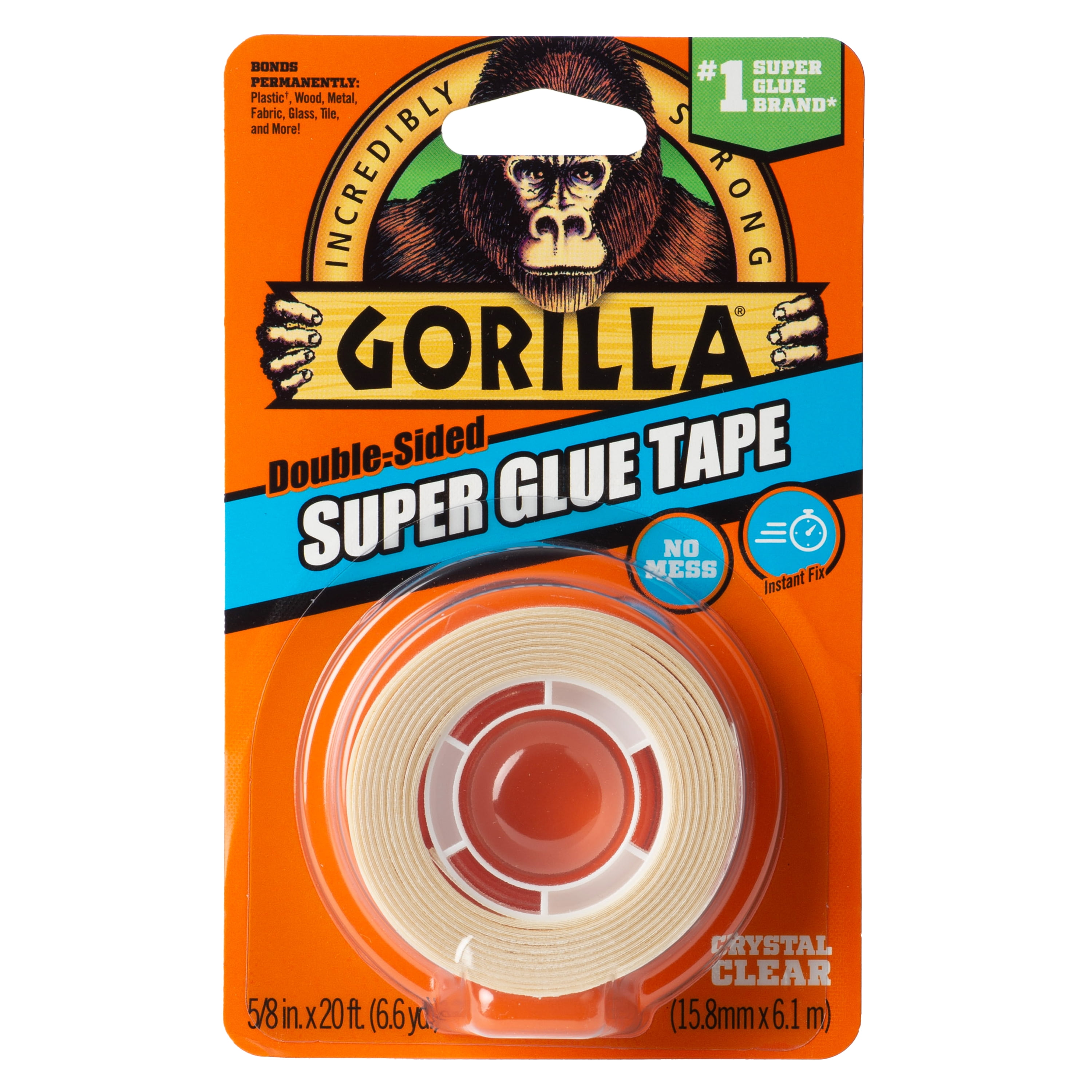 Gorilla 5/8 In. x 20 Ft. Super Glue Tape