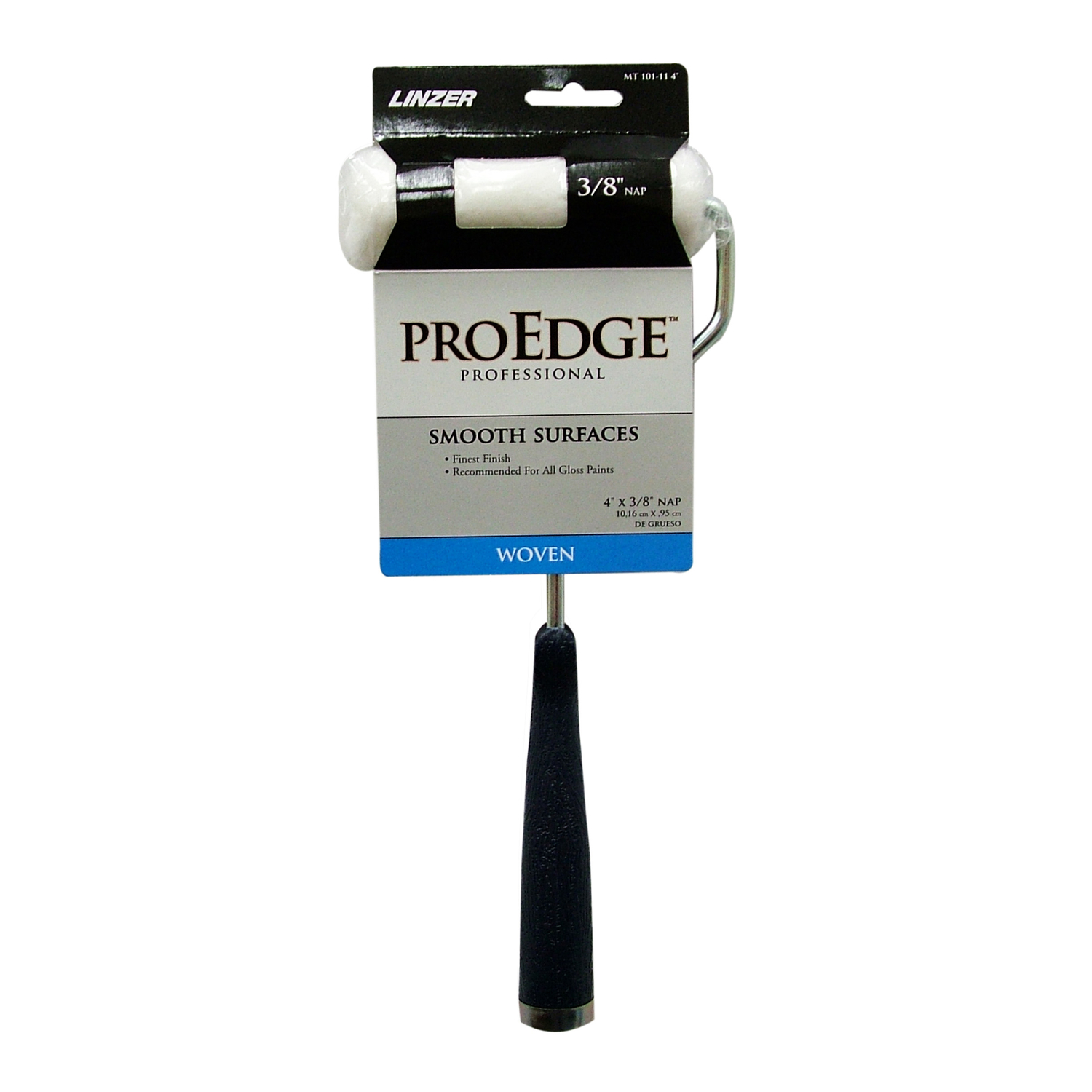 Pro Edge 4 In. W Mini Paint Roller Frame And Cover With Threaded End