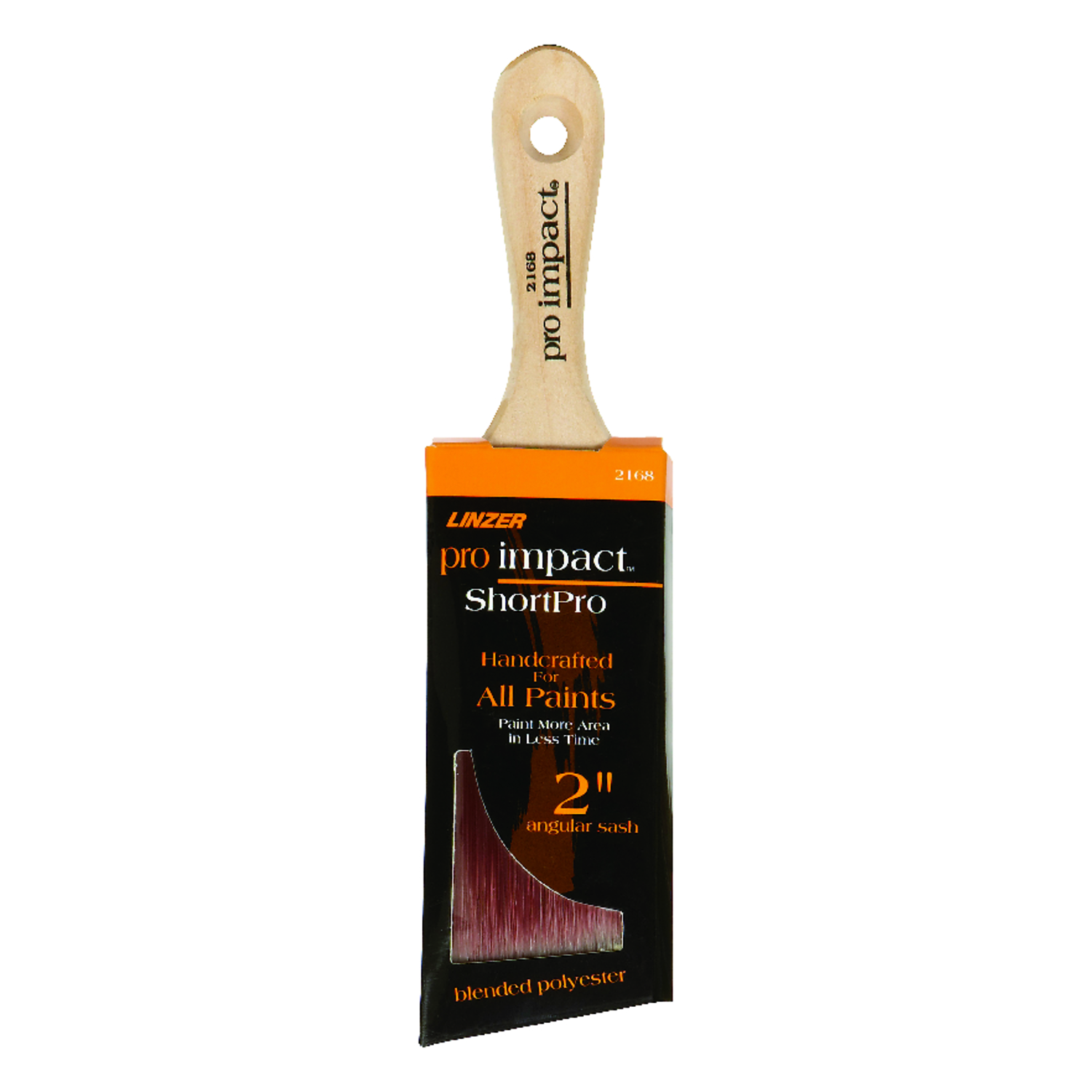 2 Inch Angle Trim Paint Brush With Polyester Blend Bristles