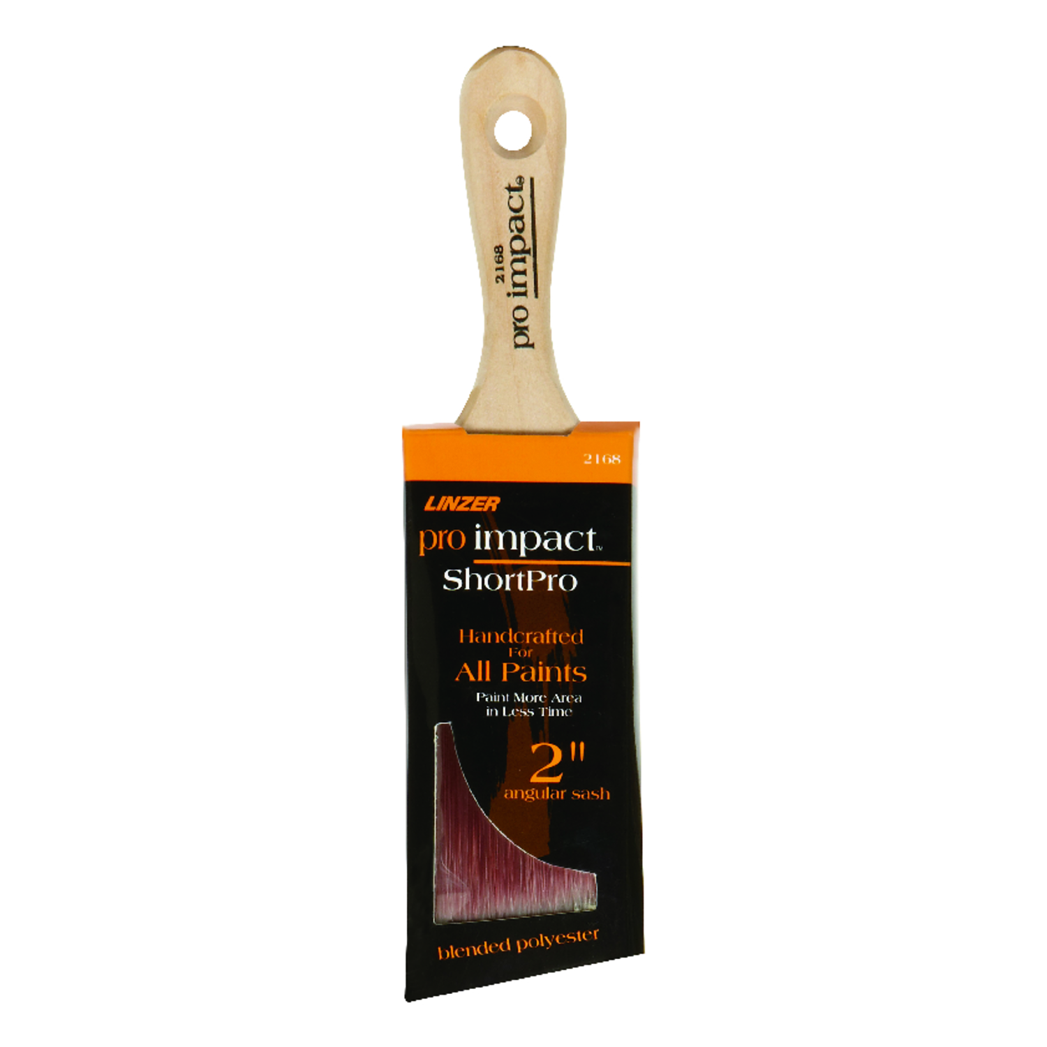 Pro Impact 2 In. Angle Paint Brush - Professional Quality For All Paints
