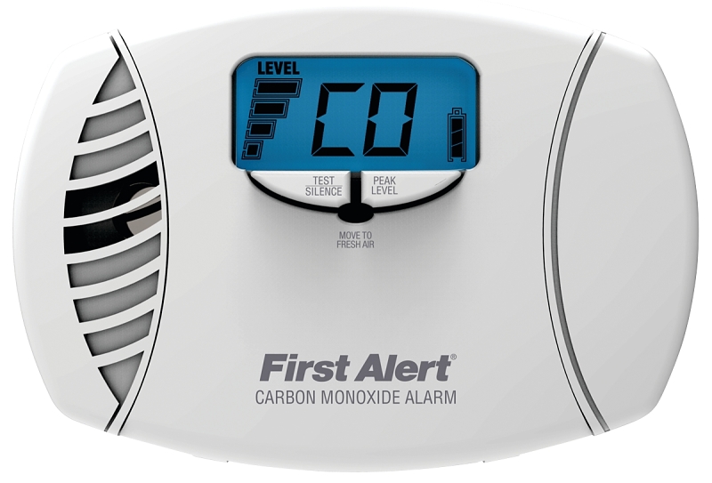 Carbon Monoxide Alarm, Plug-In w/Battery Backup