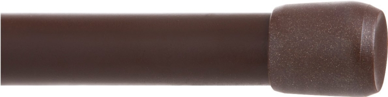 Carlisle 48 In. To 75 In. 5/8 In. Spring Tension Rod, Chocolate