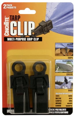 Homax Crocodile Clip Black Nylon Tarp Grabber