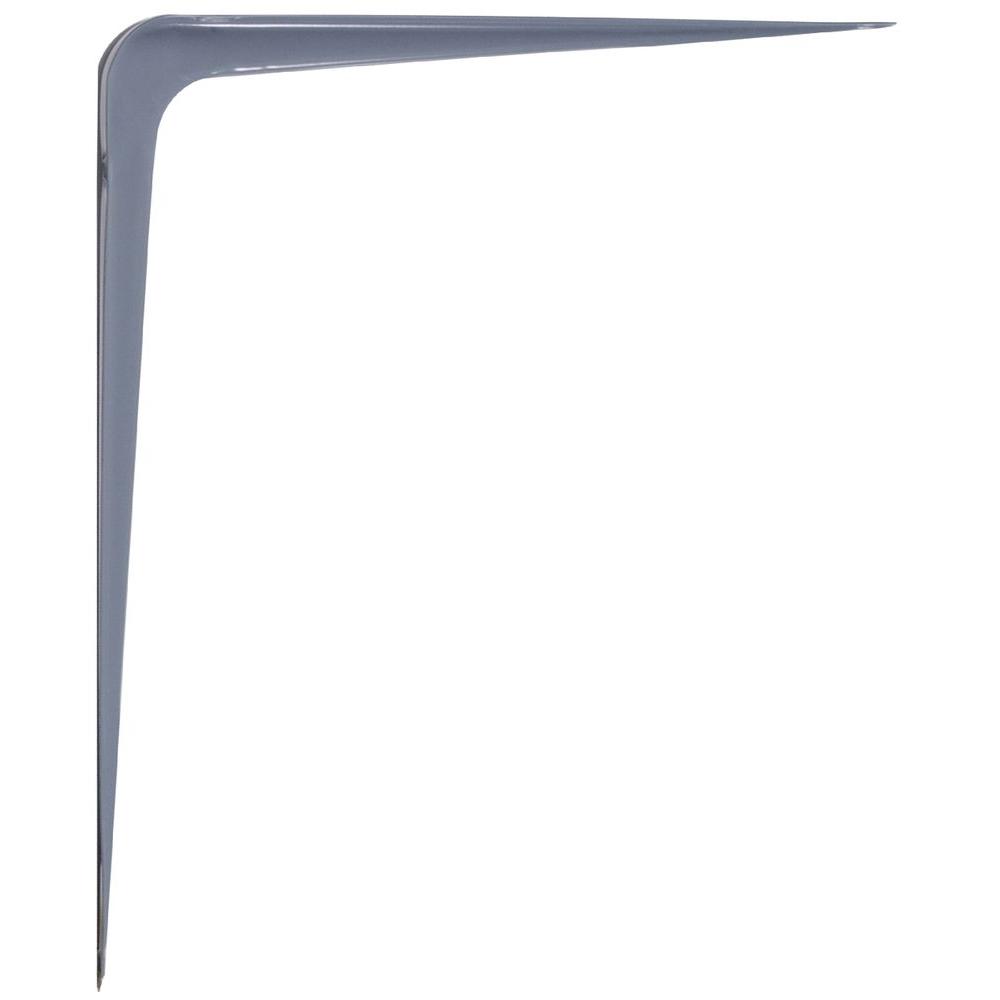 852175 4 x 6 in. Bracket Shelf, Gray
