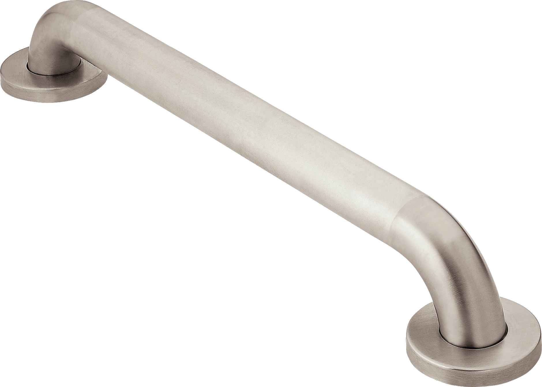 18 In. Concealed Screw Grab Bar, Peened Finish, 500 Lb Capacity