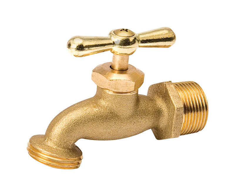 Proline 3/4 In. Mip X 3/4 In. Male Hose Thread Low Lead Hose Bibb