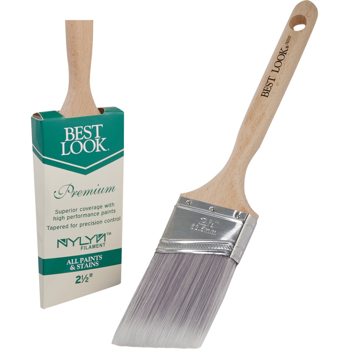 2.5 In. Angle Nylyn Paint Brush With Beechwood Handle